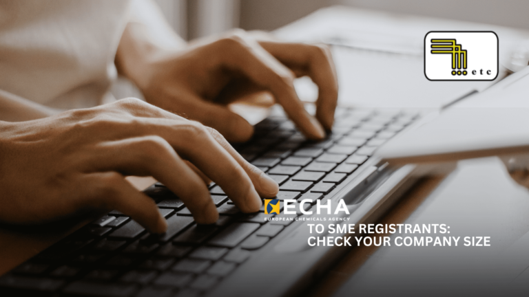 ECHA to SME registrants