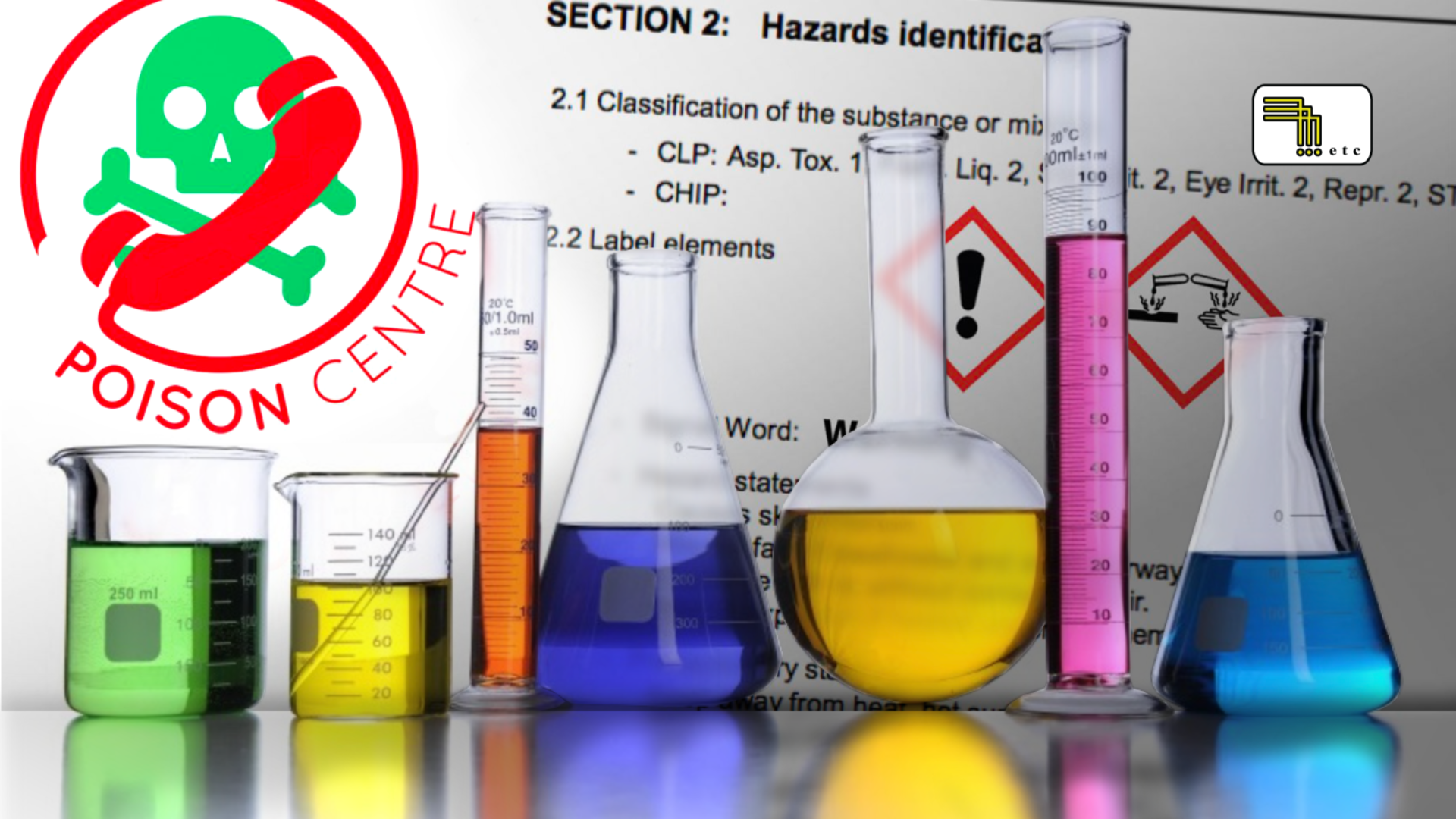 Notifications to poison centres (NTIC/PCN) must be in a harmonised format from 1 January 2025