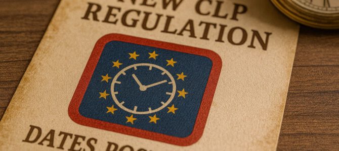 New deadlines for EU CLP regulation – Omnibus VI 