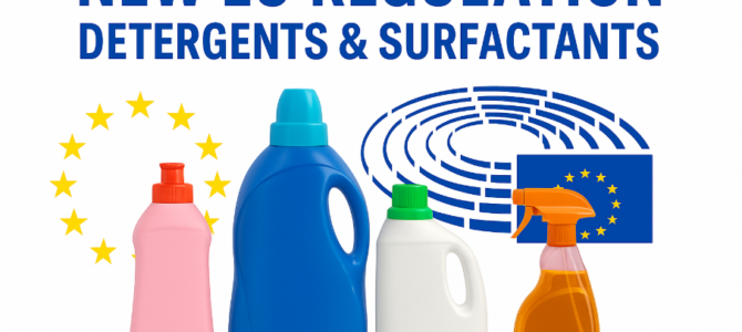 New regulation on detergents and surfactants