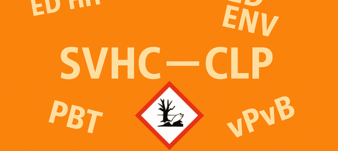The list of substances identified as SVHCs to be automatically transfered to CLP Annex VI for ED, PBT, vPvB properties